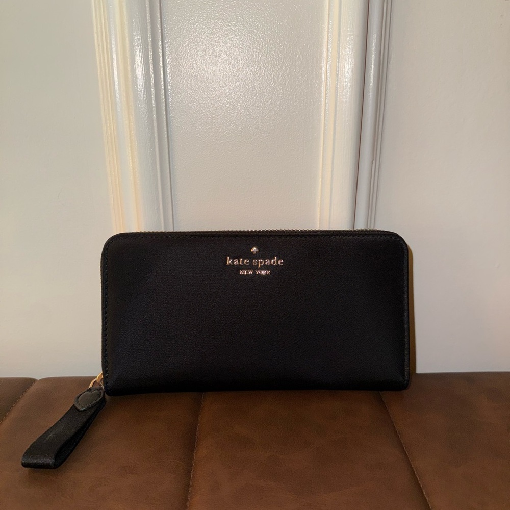 Kate Spade Black Leather Wallet